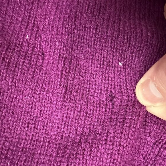 Smart Set wool sweater size M casual knit pullover v-neck vintage - Picture 4 of 6